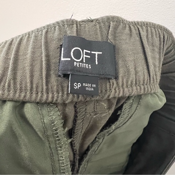 Loft Hunter Green Jogger Dress Pants - Picture 3 of 4